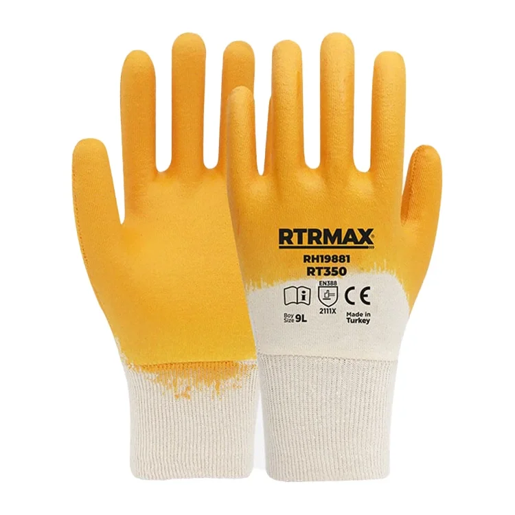 Rtrmax Rh19882 Nitril Kaplı Pamuk Eldiven No:10/xl 377645 *288