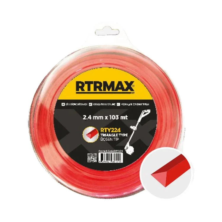 Rtrmax Rty233 3.3mmx55mt Tırpan Misinası Üçgen 321266