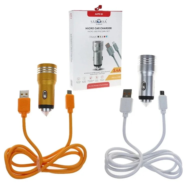 Sarossa Araç Seti Metal S420_micro Usb Elku