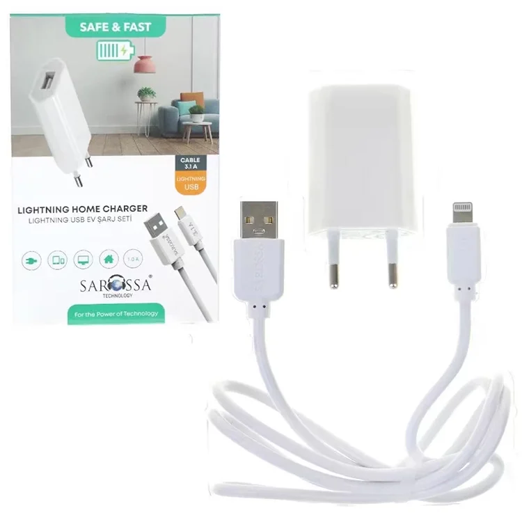 Sarossa Şarj Seti S449_lightning Elku