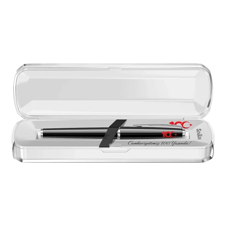 Scrikss 33 Roller Kalem Siyah 100.yıl Kristal Kutu