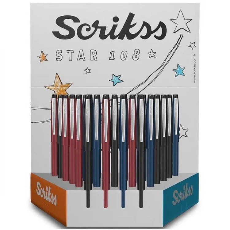 Scrikss Tükenmez Kalem 108 Sky 36lı