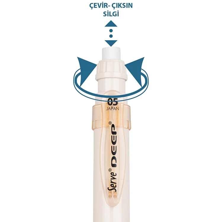 Serve Deep Mekanık Kurşun Kalem 05 Mm Fildişi Sv-deep-05-fildişi