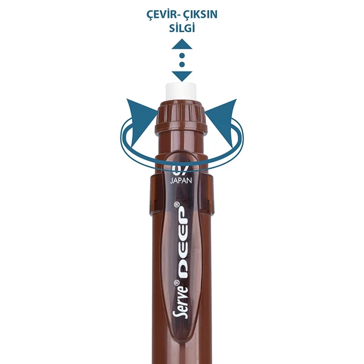 Serve Deep Mekanık Kurşun Kalem 07 Mm Toprak Kahverengi Sv-deep-07-khv