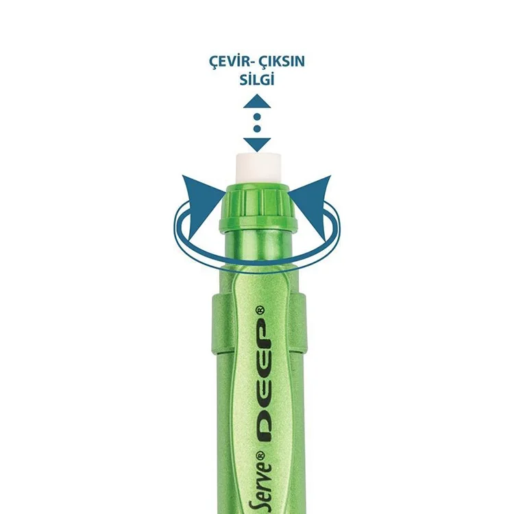 Serve Deep Versatil Kalem 0.7 Mm Metalik Fıstık Yeşil Sv-deep-07-mfysl