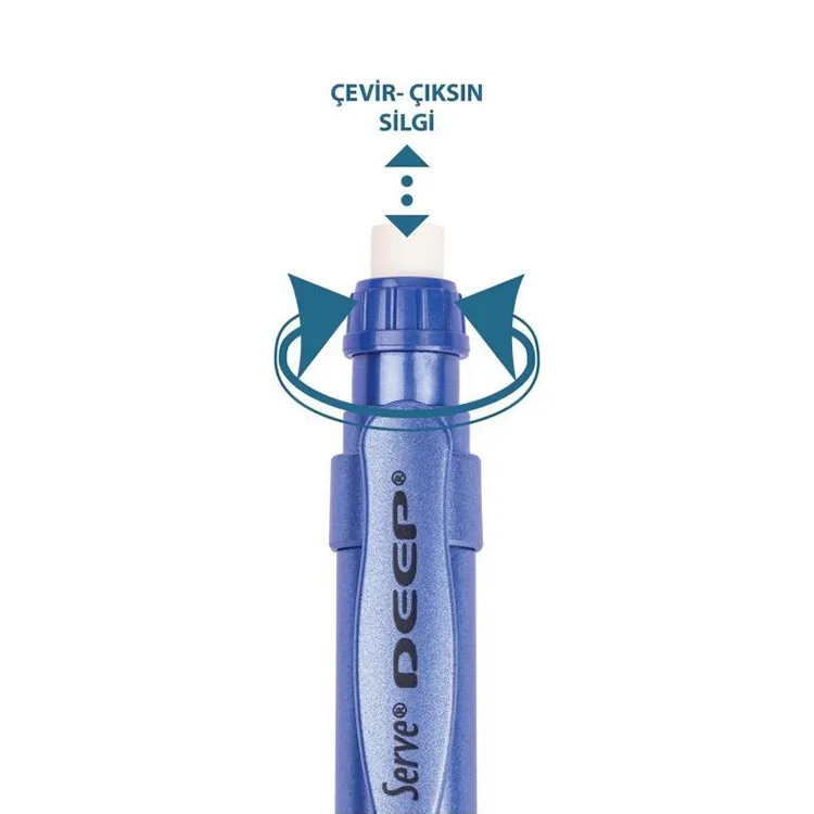 Serve Deep Versatil Kalem 0.7 Mm Metalik Kristal Violet Sv-deep-07-mvlt