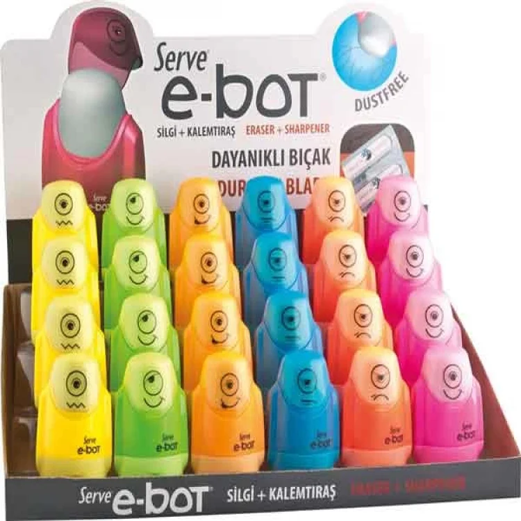 Serve E-bot Silgili Kalemtiras Pet Stant 24lu Sv-ebot24dp
