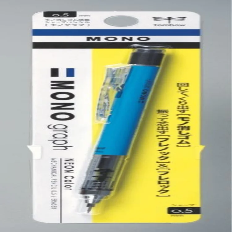 Tombow Mono Graph Neon M.kurşun Kalem 0.5mm. Blisterli Neon Mavi Lv-t-dpa-134b