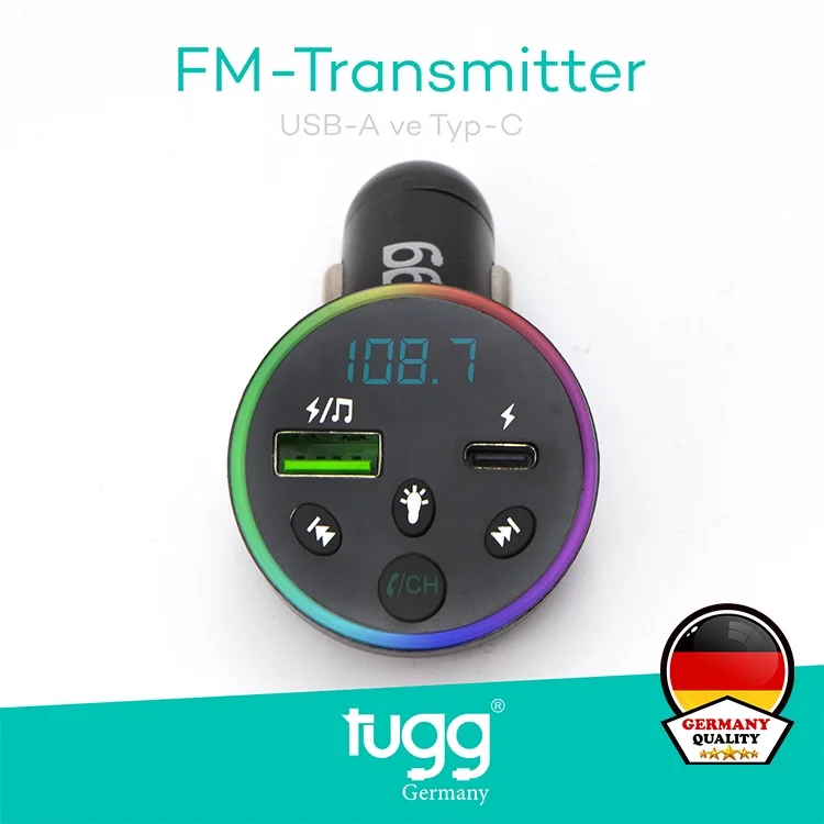 Tugg Germany Araç Şarj Başlık Fm Transmitter Kos-4 104960