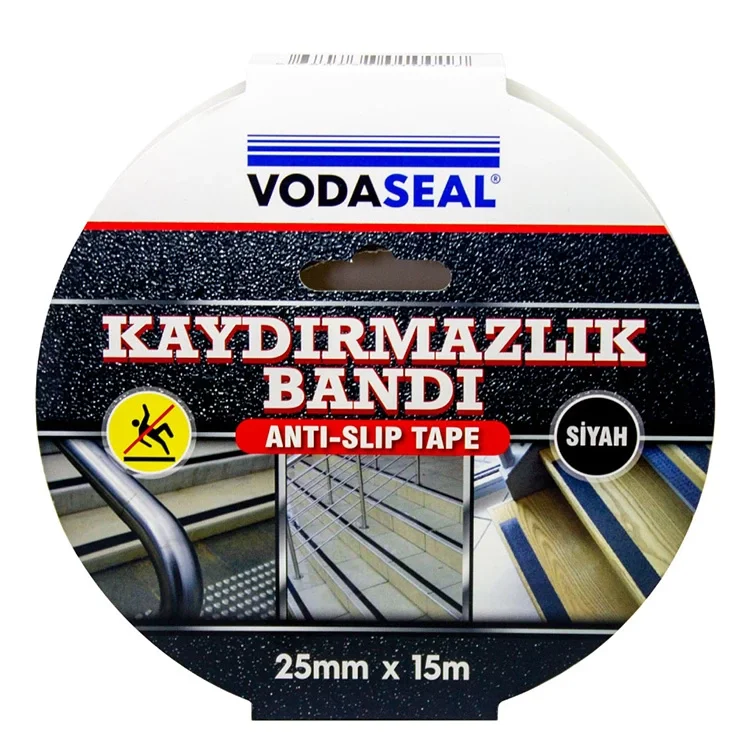 Vodaseal 25mmx15m Kaydırmazlık Bandı Siyah_78 0017