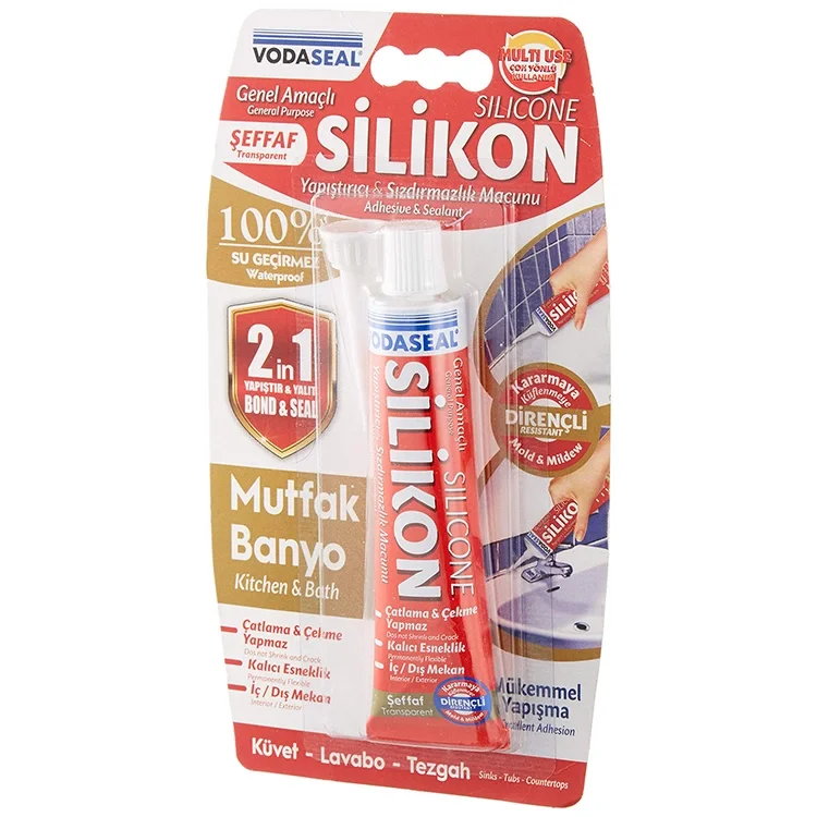 Vodaseal 50gr Tüp Silikon Şeffaf_78 0703