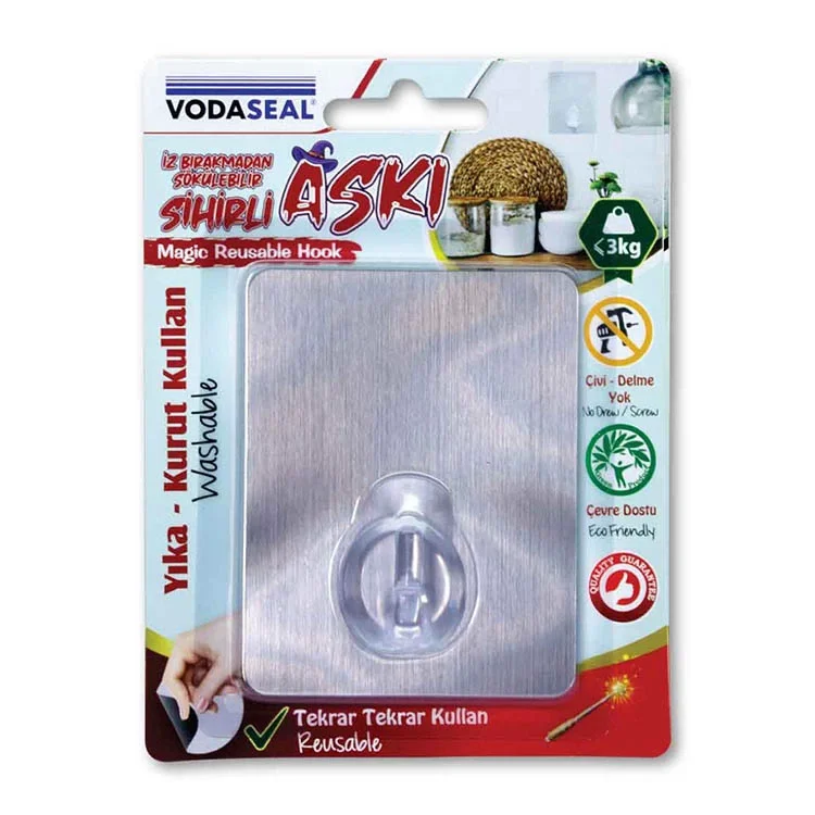 Vodaseal Sihirli Askı Kare Gümüş_78 0493