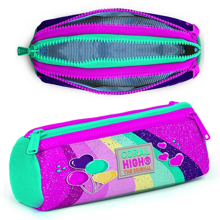 Yaygan Coral High Kalem Çantası Üç Bölmeli 22058