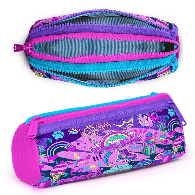 Yaygan Coral High Kalem Çantası Üç Bölmeli 22060