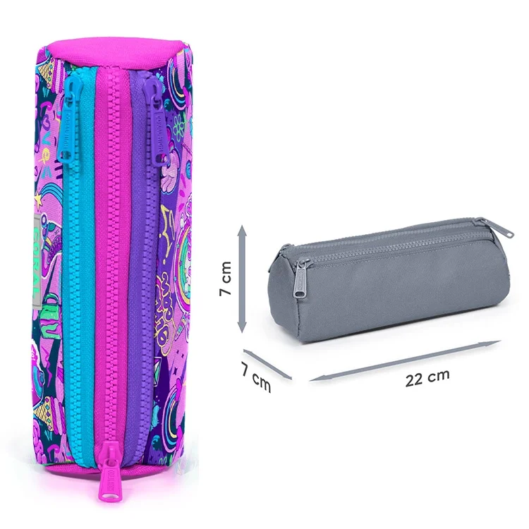 Yaygan Coral High Kalem Çantası Üç Bölmeli 22060