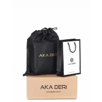 Aka El Çantası 303-4 Floter Kahve Deri