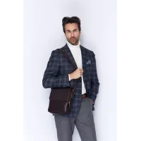 Aka El Çantası 303-4 Floter Kahve Deri