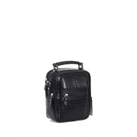 Aka El Çantası 395-12 Timsah Siyah Deri