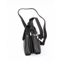 Aka El Ve Omuz Çantası 260-2 Floter Siyah Deri