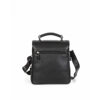 Aka El Ve Omuz Çantası 260-2 Floter Siyah Deri