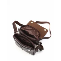 Aka El Ve Omuz Çantası 260-4 Floter Kahverengi Deri