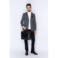 Aka Evrak Çantası 253-4 Floter Kahve Deri