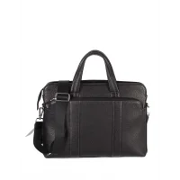 Aka Laptop Evrak Çantası 258-2 Floter Siyah Deri