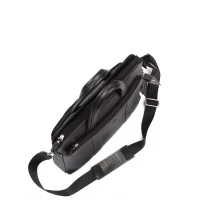 Aka Laptop Evrak Çantası 258-2 Floter Siyah Deri