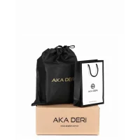 Aka Portföy Çantası 132-1 Düz Siyah Deri