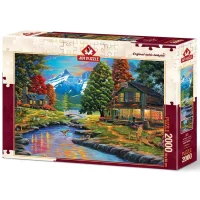 Art Puzzle İki Yaka Bir Orman 2000 Parça 4575