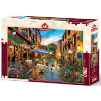 Art Puzzle İtalyada Gezinti  2000 Parça 5475