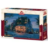 Art Puzzle Pembe Ev Restaurant 1000 Parça 5228