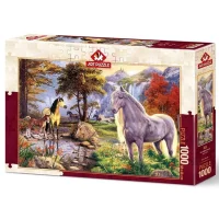 Art Puzzle Saklı Atlar 1000 Parça 5215