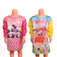 Beluga Dijital Desenli Boyama Önlüğü