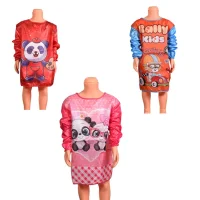 Beluga Dijital Desenli Boyama Önlüğü