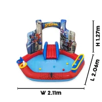 Bestway Havuz 98793 Havuz Spiderman Kaydırak 211cm X 206cm 331750 *2