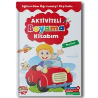 Boyama Zamanı Aktiviteli Boyama Kitabı Taşıtlar