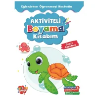 Boyama Zamanı Aktiviteli Boyama Kitabım Deniz Canlıları