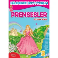 Boyama Zamanı Eğlenerek Boyuyorum-prensesler