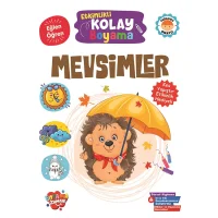 Boyama Zamanı Etkinlikli Kolay Boyama Mevsimler