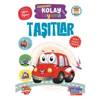 Boyama Zamanı Etkinlikli Kolay Boyama Taşıtlar