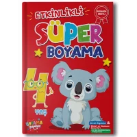 Boyama Zamanı Etkinlikli Süper Boyama 4 Yaş