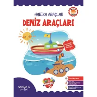 Boyama Zamanı Harika Araçlar 6- Deniz Araçları 7-8 Yaş