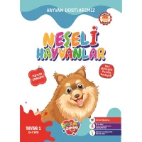 Boyama Zamanı Hayvan Dostlarımız Neşeli Hayvanlar Seviye-1 (2-3 Yaş)
