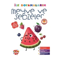 Boyama Zamanı İlk Boyamalarım Meyve Ve Sebzeler