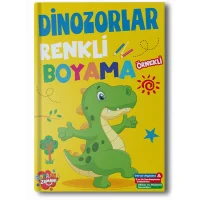 Boyama Zamanı Renkli Boyama Kitabı Dinozorlar