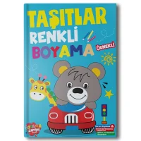 Boyama Zamanı Renkli Boyama Kitabı Taşıtlar