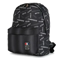 Cambridge Polo Club Rococo Ön Bölmeli Unisex Çocuk İlkokul Çantası Cpo4010-0001-siyah Bntt