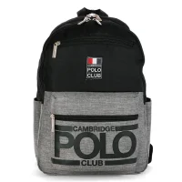 Cambridge Polo Club Street Style Dört Bölmeli Unisex Sırt Çantası Cpo4016-0001-siyah Bntt