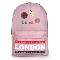 Cambridge Polo Club Streetwear Tek Ana Bölmeli Unisex Çocuk İlkokul Çantası Cpo4013-0026-pembe Bntt